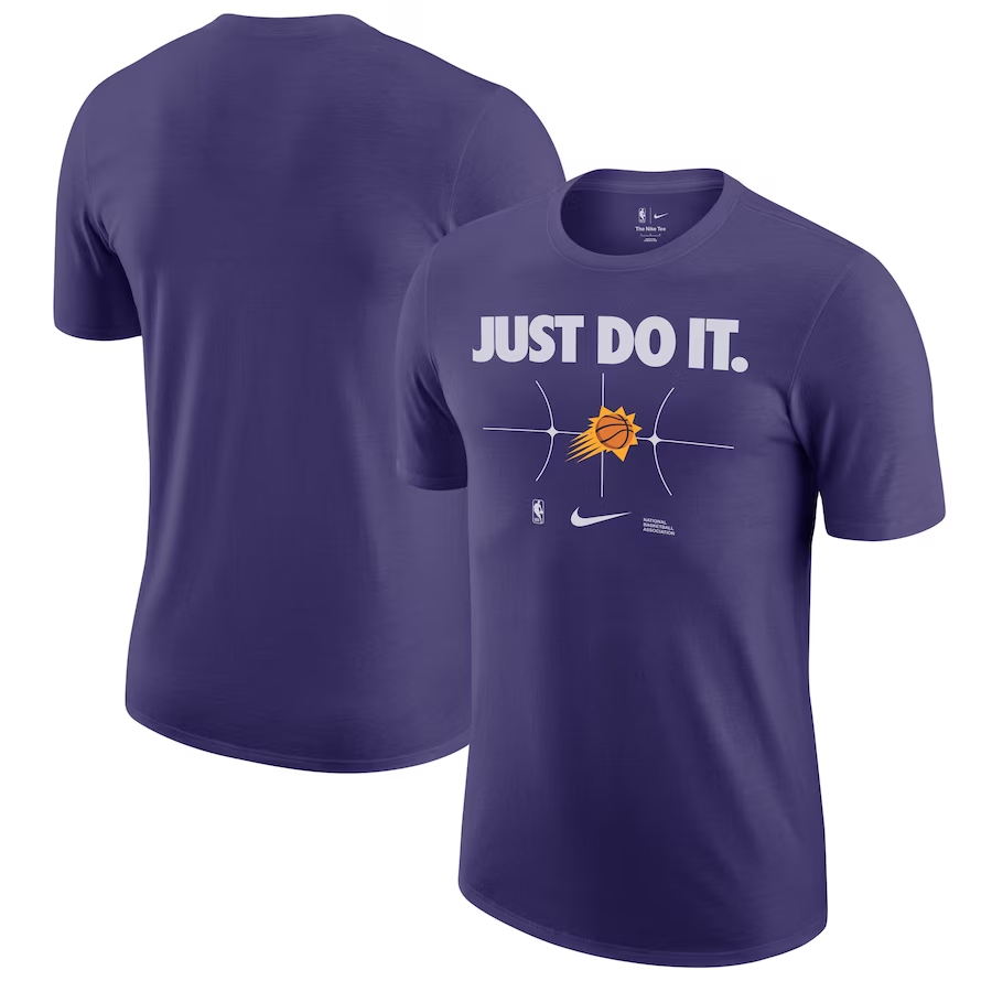 Men 2024 NBA Phoenix Suns purple Tshirts